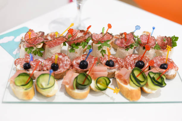 istock Served food on a plate 878494190