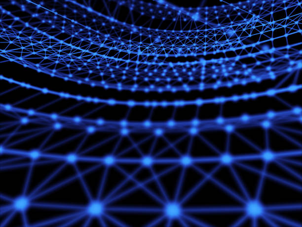 istock Futuristic virtual technology background, Fiber virtual optic cables, fibre connection, telecomunications concept, digitally generated image. 878523990