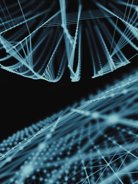 istock Futuristic virtual technology background, Fiber virtual optic cables, fibre connection, telecomunications concept, digitally generated image. 878533618