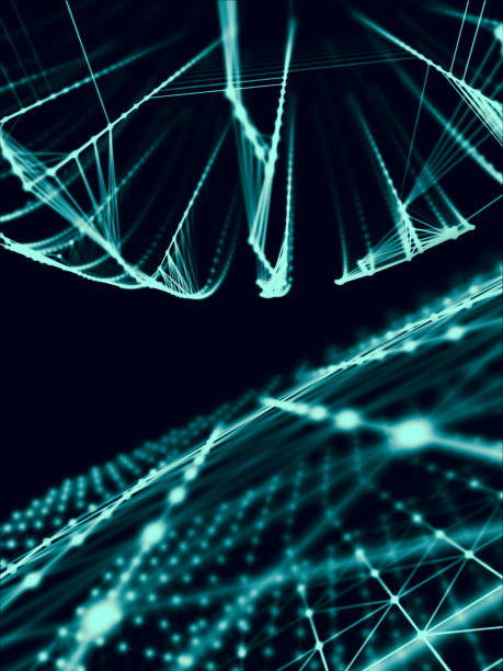 istock Futuristic virtual technology background, Fiber virtual optic cables, fibre connection, telecomunications concept, digitally generated image. 878533654