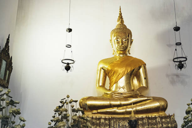 Golden Buddha,Wat Pho, Bangkok, Thailand.