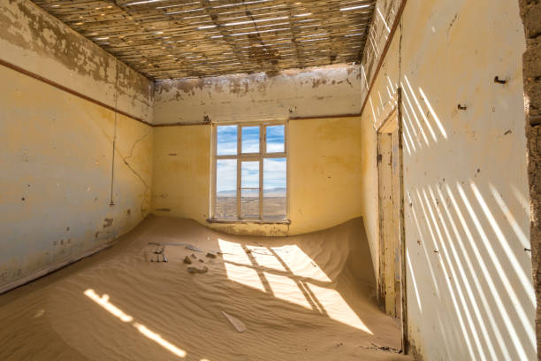 istock Sunshine through the window on the sand 878534260