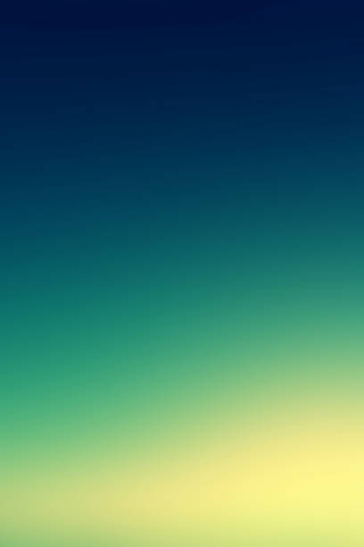 hermoso cielo al atardecer / azul, naranja y amarillo colores puesta del sol del cielo fondos de pantalla - sunset bay oregón fotografías e imágenes de stock