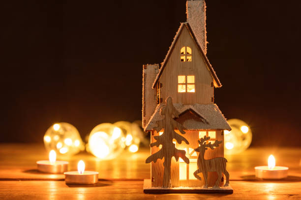 istock Christmas house decoration. 878562888