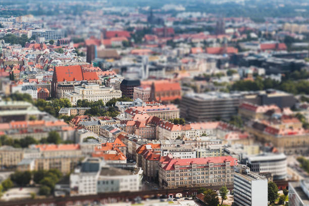 istock Panorama of the old town, Wroclaw, tilt-shift effect 878585788
