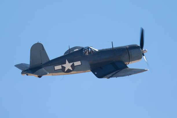 istock American WWII fighter plane (Vought F4U Corsair ) 878586626