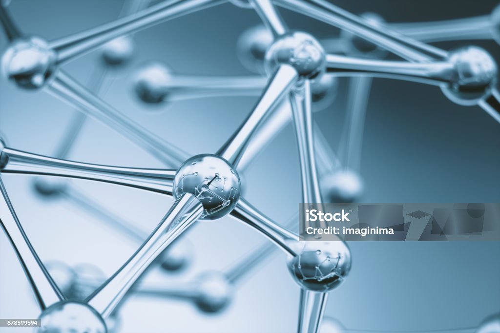 分子背景 - ポリマーのロイヤリティフリーストックフォト