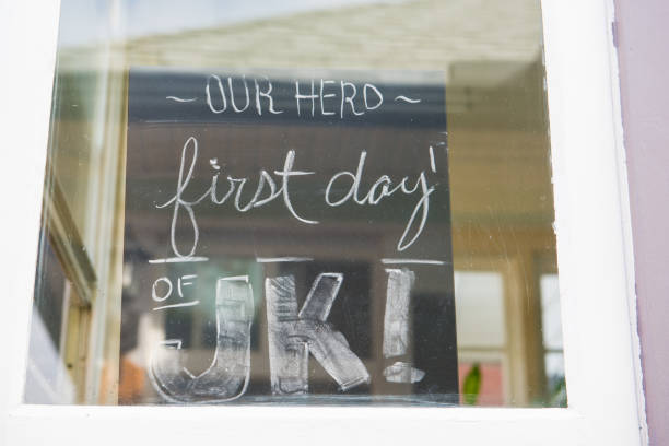 istock First Day of School Sign 878607536