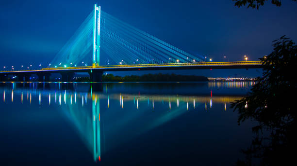 istock Ukraine. Kyiv Pivdenny Mist Southern Bridge 878607592
