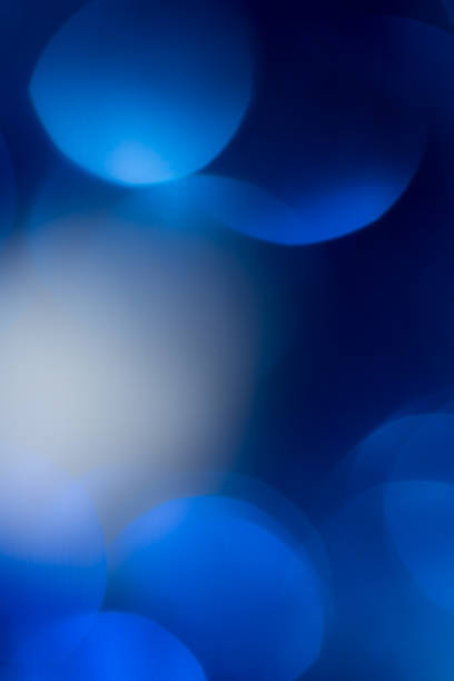 istock beautiful blue festive bokeh as background 878632524