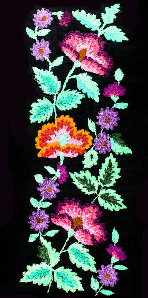 istock Ukrainian folk embroidery, handmade 878633088