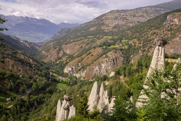 istock Geological rock formation in Switzerland in Alps 878635896