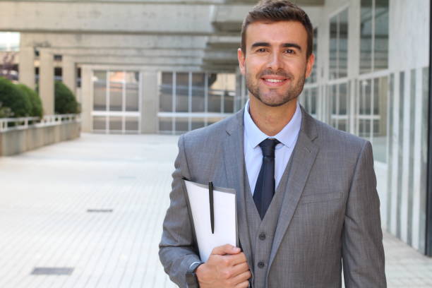 istock Elegant businessman with a very nice suit 878650628