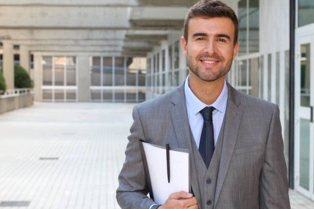 istock Elegant businessman with a very nice look 878650786