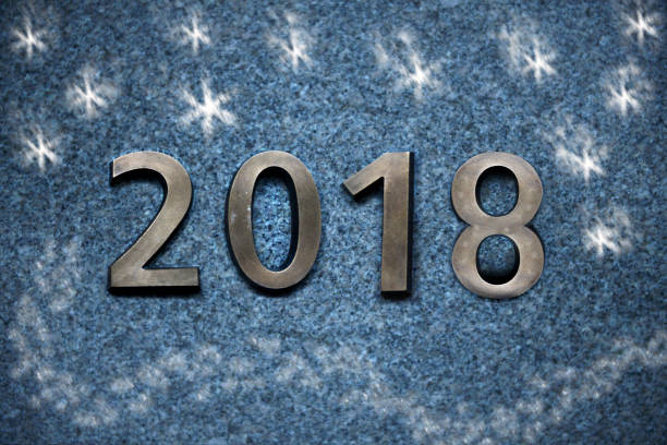 istock New Year's Day golden numbers 2018 878659256