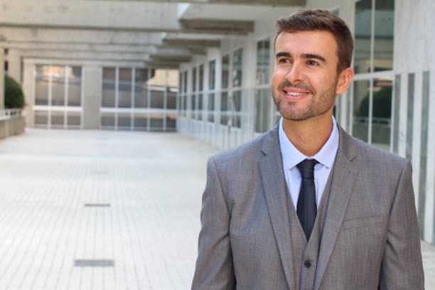 istock Businessman Looking Away Close up Shot 878659478