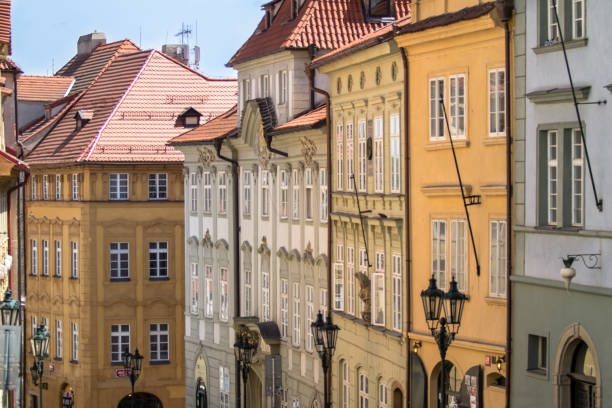 istock Mostecka street in Pargue, Czech Republic 878659582