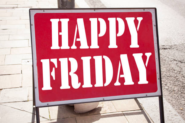 istock Conceptual hand writing text caption inspiration showing Happy Friday . Business concept for Greeting Announcement written on old announcement road sign with background and copy space 878659590