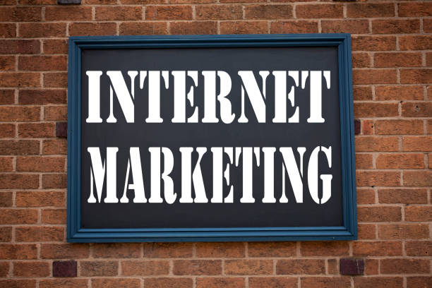 istock Conceptual hand writing text caption inspiration showing announcement Internet Marketing . Business concept for Technology Strategy Design written on frame old brick background with copy space 878677334