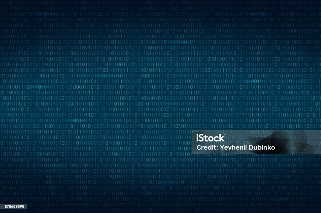 Abstract Binary Code Background Digital Technology Wallpaper Cyber Data ...