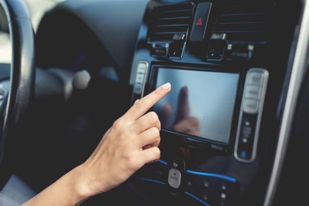istock A young girl presses buttons on electric vehicle control devices. 878693020