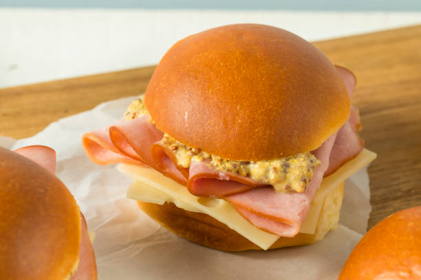 istock Homemade Ham and Cheese Sandwich 878709594