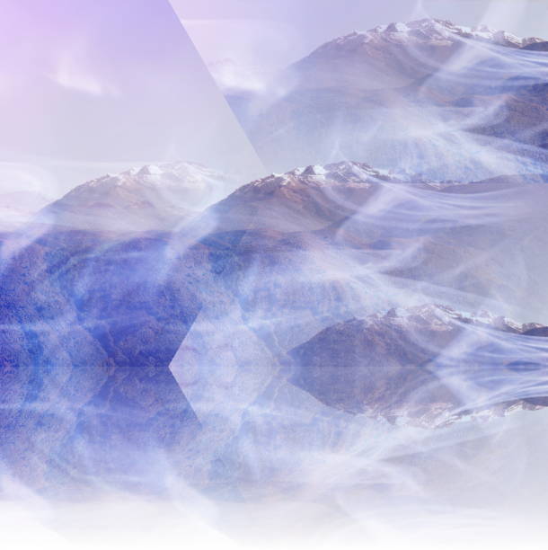 Beautiful Surrealism Fantasy Immersive Landscapes in an almost Kaleidoscope Pattern for a Modern Look.