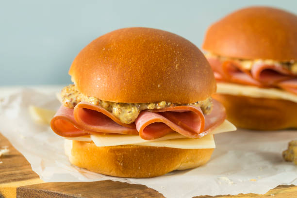 istock Homemade Ham and Cheese Sandwich 878714032