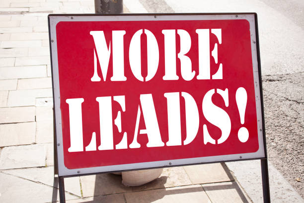 istock Conceptual hand writing text caption inspiration showing More Leads . Business concept for Get More Leads Consumer Marketing written on old announcement road sign with background and copy space 878718136