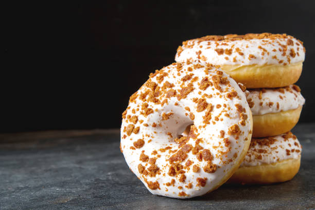 istock Donuts. American dessert. fast food. 878718288