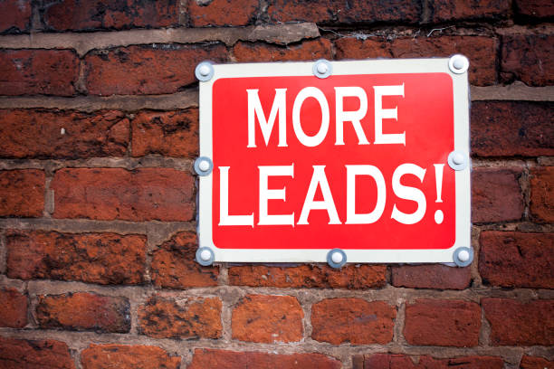 istock Hand writing text caption inspiration showing More Leads concept meaning Get More Leads Consumer Marketing written on old announcement road sign with background and copy space 878718560
