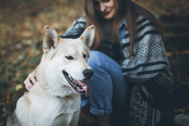 istock Woman and dog 878724994