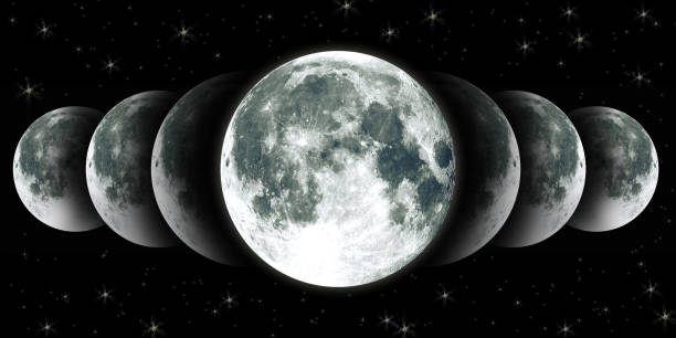 istock NASA. Cycle of the moon. 878728086
