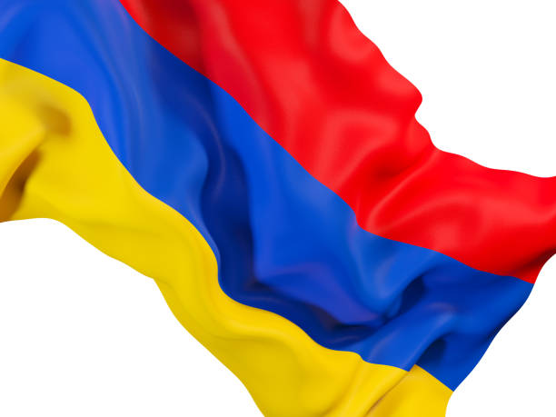 istock Waving flag of armenia 878753618