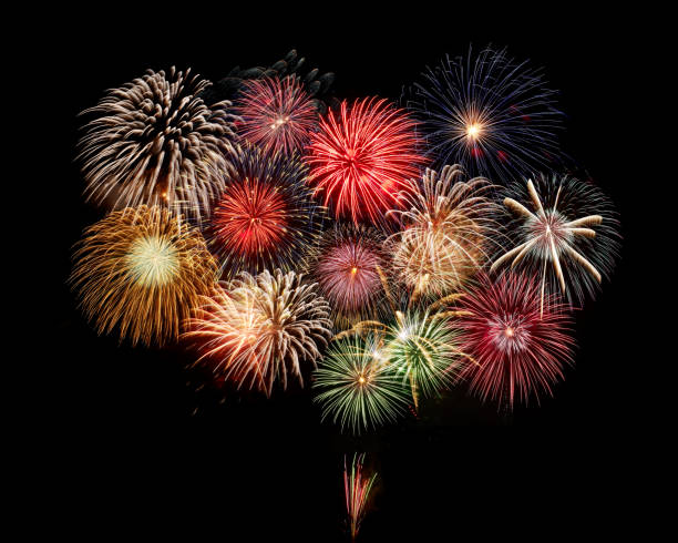 istock the fireworks in the night sky 878761340