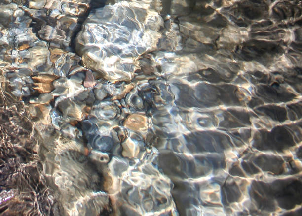 Close up of Rocks Under the Water