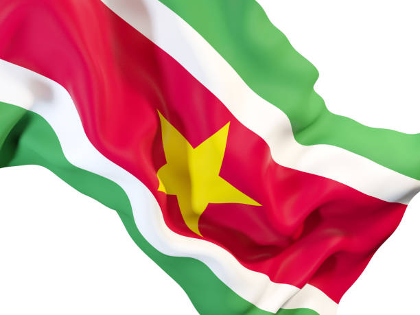 istock Waving flag of suriname 878809716