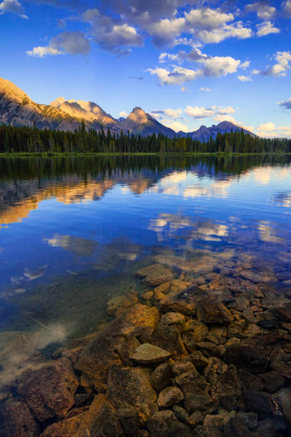 istock Spillway Lake and the Opal Range, Peter Lougheed Provincial Park 878833144