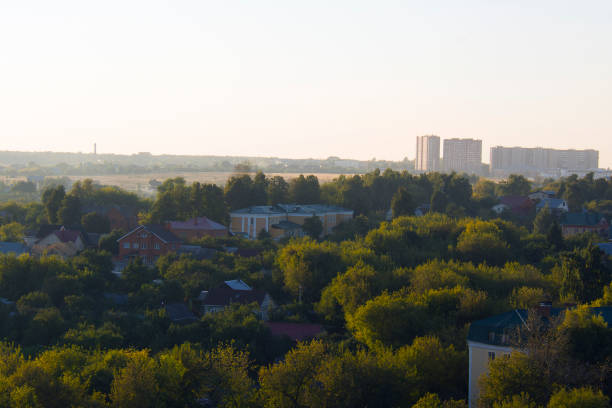 podolsk: widok z brzegu rzeki - podolsk zdjęcia i obrazy z banku zdjęć