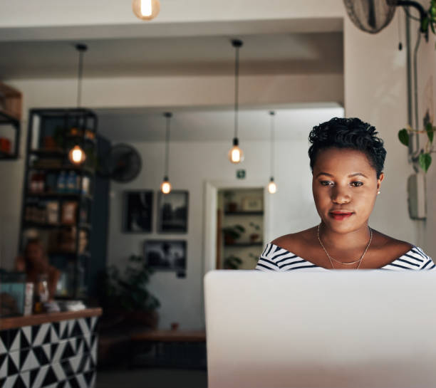 istock Some like the office, she prefers the cafe 878841138