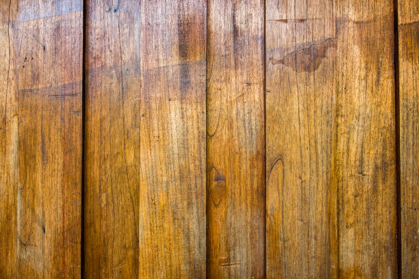 istock Brown plank wood rough background 878849070