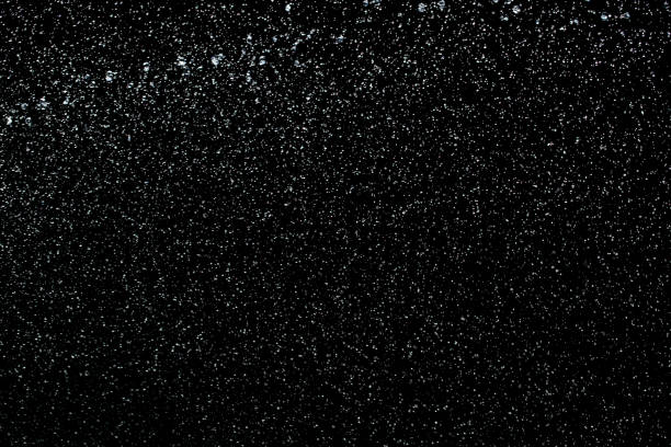 istock Drops of rain on a black background 878849464