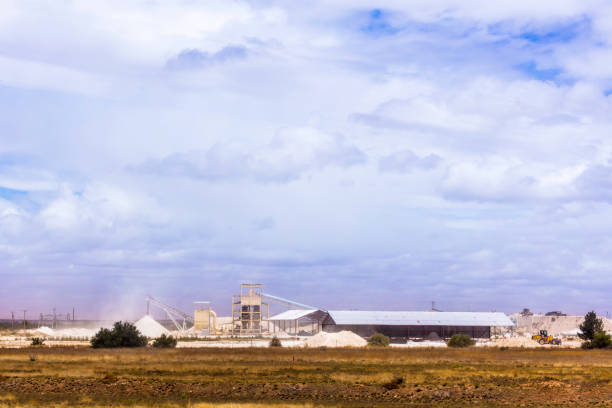 istock Sand quary refinery in the countryside 878855406