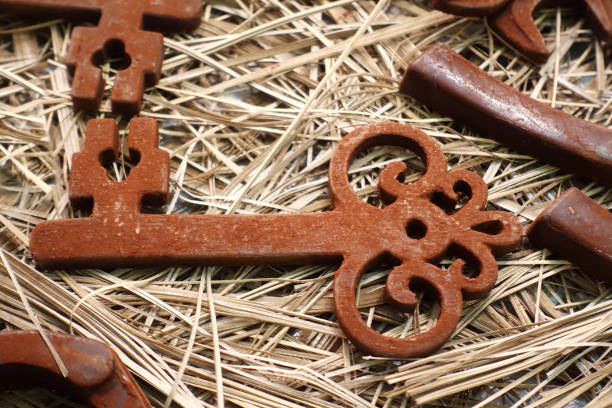 istock Chocolates in the form of a key 878863478