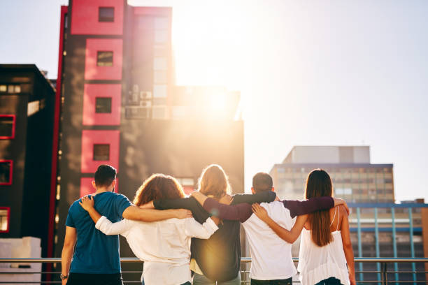 istock Looking at the view with the best people 878897672