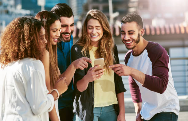 istock Sharing the humour on social media 878897700