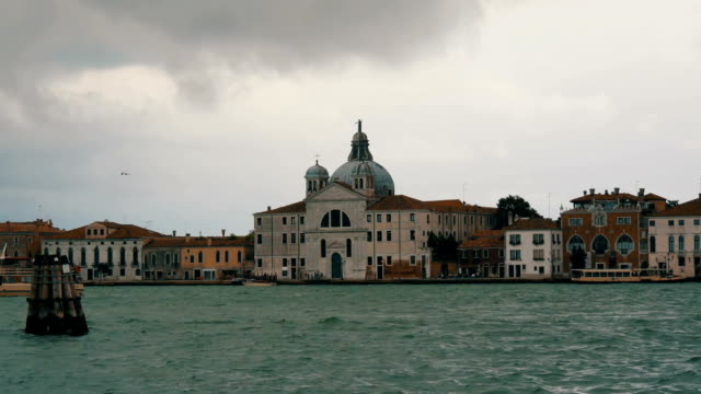View on Grand Canal and the Dome of the Cathedral of Santa Maria della Salute