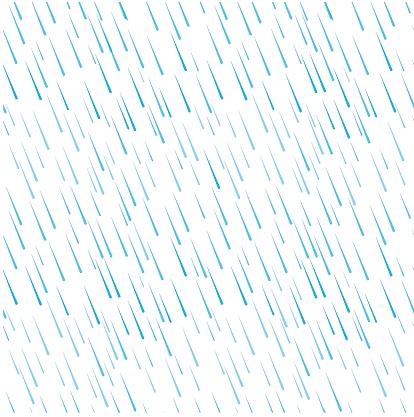 Seamless pattern of blue rain water drops on white, stock vector illustration