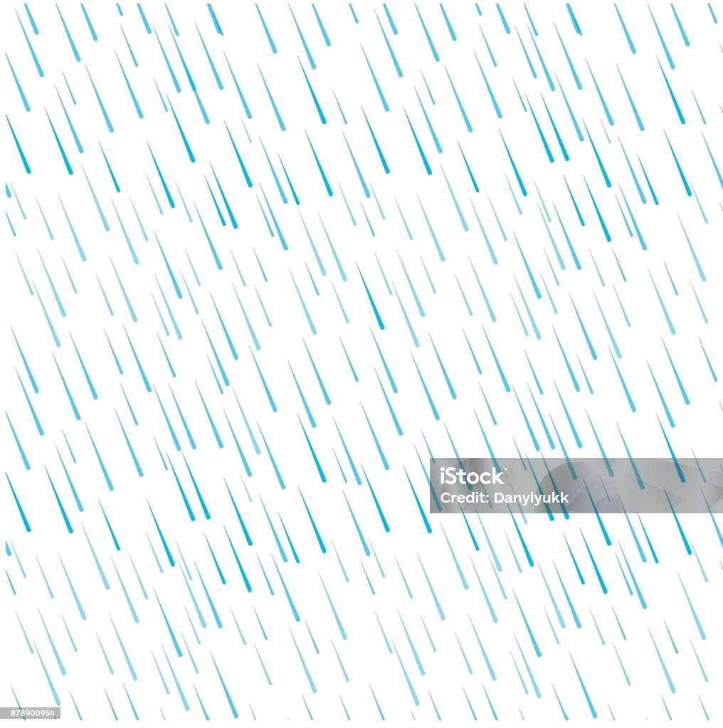 Seamless pattern of blue rain water drops on white Seamless pattern of blue rain water drops on white, stock vector illustration Rain stock vector