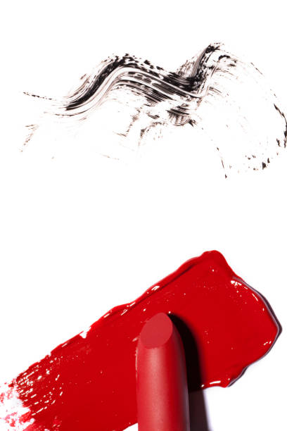 istock Beautiful red trail of red lips 878901358